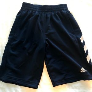Navy Adidas athletic shorts